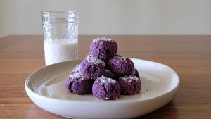 GF Vegan ʻUala Almond Cookies