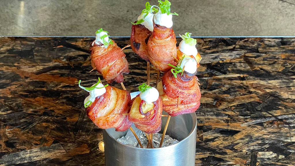 Bacon Wrapped ʻUlu Poppers