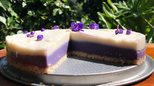 No Bake ‘Uala Haupia Pie