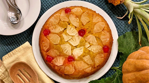 pumpkin white pineapple upside down cake