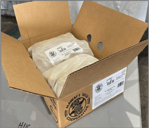 Peeled Mature ʻUlu (Breadfruit) Quarters (10 lbs/case)
