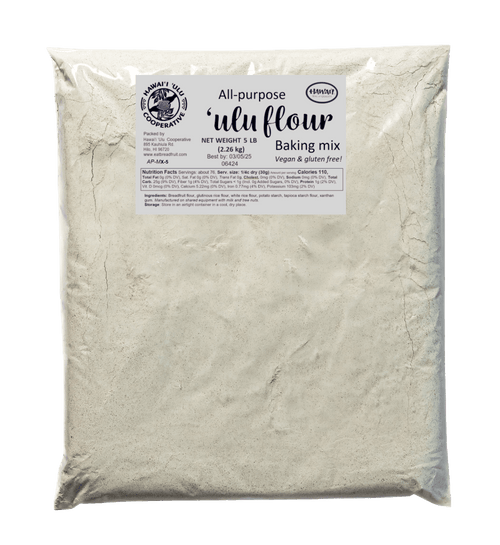 Five-pound bag of ʻulu (breadfruit) all-purpose flour