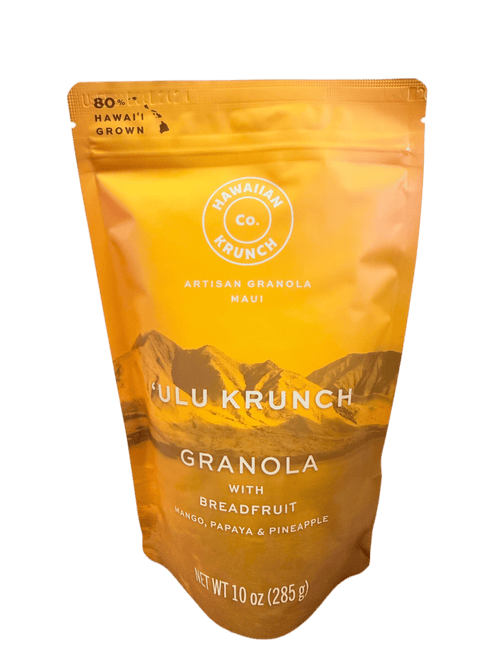 ʻUlu (breadfruit) Krunch granola pouch by Hawaiian Krunch — front