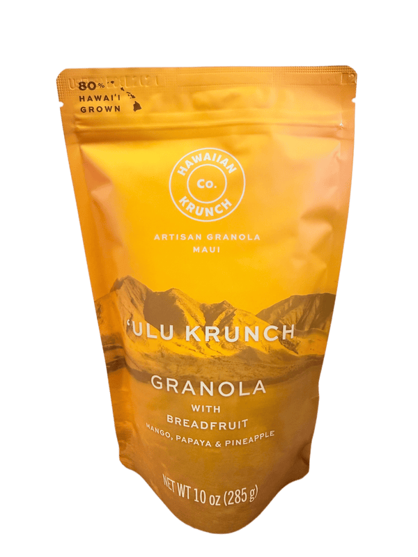 ʻUlu (breadfruit) Krunch granola pouch by Hawaiian Krunch — front
