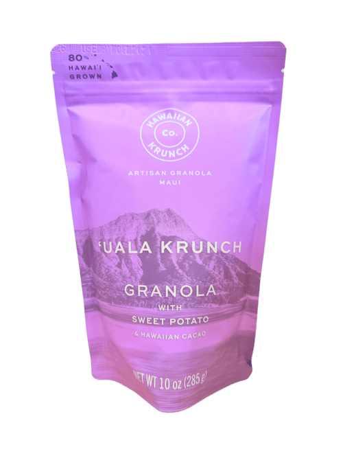 ʻUala (sweet potato) Krunch granola pouch by Hawaiian Krunch — front