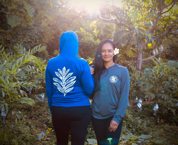 ‘Ulu Long-Sleeve Hoodie, design by Ariel Navas