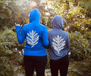 ‘Ulu Long-Sleeve Hoodie, design by Ariel Navas