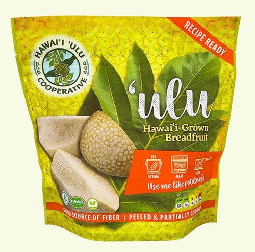 Retail Mature ʻUlu (Breadfruit) Recipe-Ready Branded Bags (5, 12oz units/case)