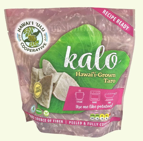 Retail Kalo (taro) recipe-ready branded bag