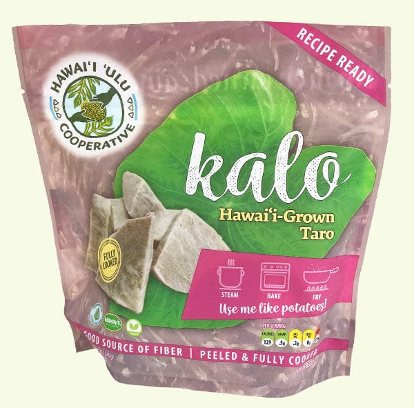 Retail Kalo (taro) recipe-ready branded bag