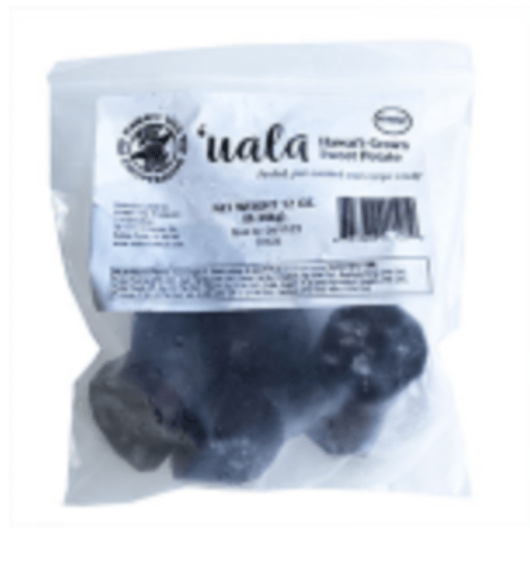 ʻUala (Sweet Potato) Chopped, Unbranded Bags (25 12oz units/case, $4.40/unit)