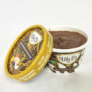 Frozen retail ʻUlu Lā chocolate mousse cups